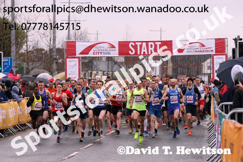 Sunderland City Half 10k, Sunderland City Half Marathon and 10k. Photo: David T. Hewitson/Sports for All Pics